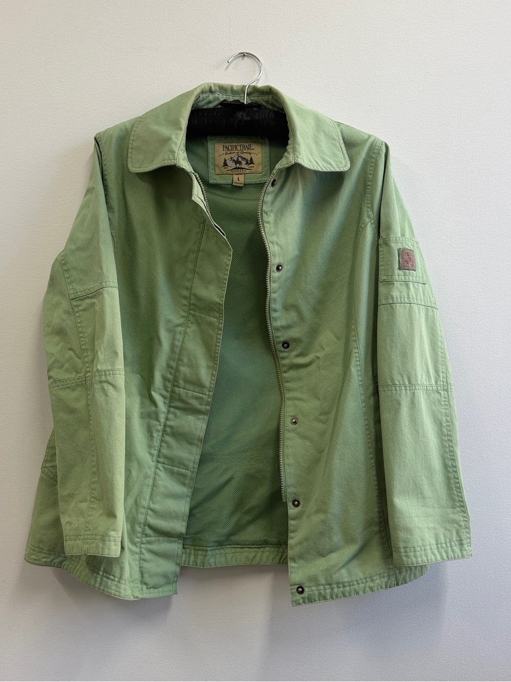 Light Green Field Jacket - Picture 8 of 10